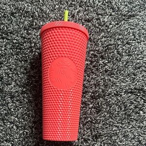 Starbucks Vibrant Pink Dragon Fruit Studded Tumbler